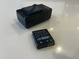 Kit-btr-bh125c-lch-s005-002 Wasabi Power Lch-s005 Battery Charger And 2 Batteries For The Ricoh Gr Ii