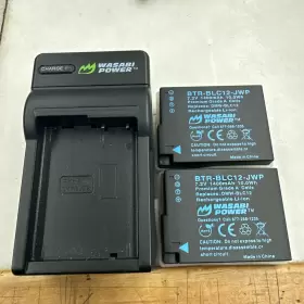 Kit-btr-blc12-lch-blc12-01 Wasabi Power Battery 2-pack And Charger For Panasonic Dmw-blc12