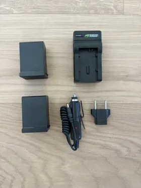 Kit-btr-bp827-lch-bp808-01 Wasabi Power Battery 2-pack And Charger For Canon Bp-827