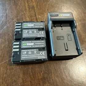 Kit-btr-dli90-lch-dli90-01 Wasabi Power Battery 2-pack And Charger
