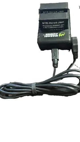 Ahdbt-401 Wasabi Power Kit-tri-hero4 Battery 2-pack And Charger For Gopro Hero4