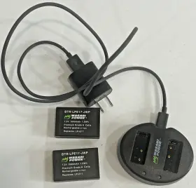 Lch-dc-lpe17 Wasabi Power Canon Lp-e17 2x Battery Charger For Eos 77d M3 M5 800d 750d 760d T6i T6s