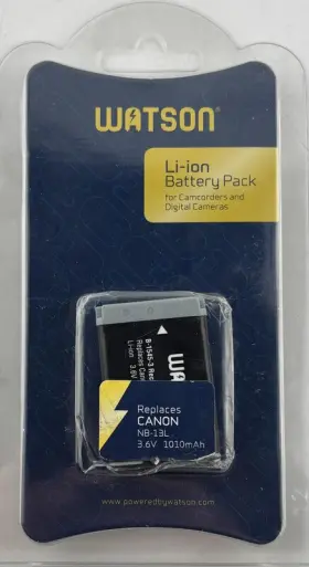 Watson B-1545-3 Rechargeable Battery Pack Li-ion 3.6v 1010mah 3.636wh For Canon