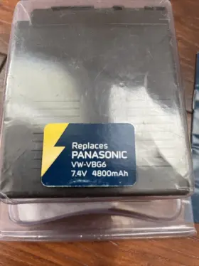Vw-vbg6 Watson B-3629 Replaces Panasonic Lithium-ion Battery Pack 7.4v 4800mah #3