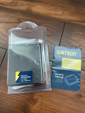 Vw-vbg6 Watson B-3629 Replaces Panasonic Lithium-ion Battery Pack 7.4v 4800mah