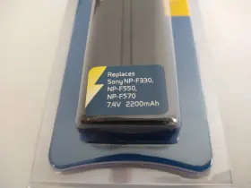 Np-f330 Watson Bm1018 Lot Of 2 B-4203 Li-ion Battery Pack 7.4v 2200mah Sony F550 F570 #2