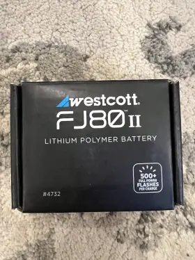Fj80 Westcott 4732 Lithium Polymer Ii Battery For Speedlights