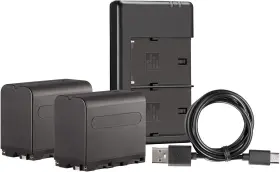 L60-b Westcott 4923 Np F970 Dual Battery Pack With Charger For Use Cob Led