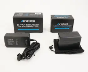 7145-westcott Westcott Mv95 Mini V-mount 14.8v Lithium-ion Battery 95wh And Charger Kit