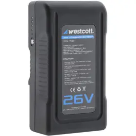7583 Westcott 812735028620 26v Lithium-ion V-mount Battery F/flex Cine Mats