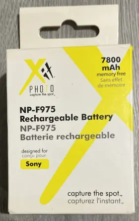 Xtnpf975 Xit 818795010391 7800mah Lithium Ion Replacement Battery For Sony Npf975 Black