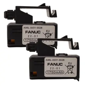 A02b-0323-k102 Zivases 880985200271 2-pack Replacement Battery For Fanuc A98l-0031-0028 Single