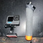 Gopro HERO12 Black 27MP Waterproof Action Camera Usb-c W/ Mount + Float Grip. Fixed Price $200.00.