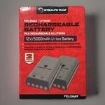 Stealth Cam 2 Pack Fieldmax Rechargeable Lithium Battery 5000MAH New. Fixed Price $67.45.
