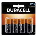Duracell DL123A CR123A 3V Lithium Battery 4PCS (packaging May Vary). Fixed Price $22.59.