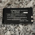 Genuine Canon BP-E77K Battery Pack 6V 1000MAH Ni-cd For Vintage Camcorder Video. Fixed Price $20.00.