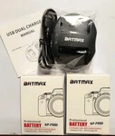 Batmax Dual Charger NP-FM50 & 2 Battery Batteries For Sony NP-F550. Fixed Price $5.99.