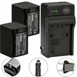 Bm Premium Pack Of 2 NP-FV70 Batteries And Charger Kit For Sony Camcorders. Fixed Price $29.95.