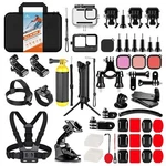 Hongdak Action Camera Accessories Kit For Gopro Hero 12 11 10 9 Black, Waterp.... Fixed Price $39.50.