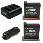 Wasabi Power Battery (2-PACK) And Triple Charger For Dji AB1 Osmo. Fixed Price $29.99.