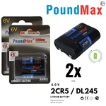 Poundmax 2CR5 / DL245 Batteries 6V Photo Lithium Battery - Count. Fixed Price $11.98.