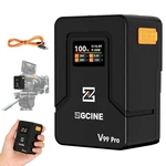 Zgcine V99 Pro PD100W Fast Charging 6400MAH 94.72WH 14.8V Mini V-mount Battery. Fixed Price $89.00.