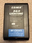 Comer D&o Lighting BP-C95 A/s V-mount Rechargeable Lithium Ion Battery. Fixed Price $39.00.