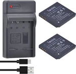 Tectra 2 Pack Battery + Charger For Panasonic Lumix Black New. Fixed Price $15.00.