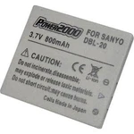 POWER2000 DB-L20 3.7V 800MAH Rechargeable Lithium-ion Battery For Sanyo Camera. Fixed Price $24.05.