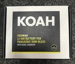 Koah For Panasonic DMW-BLG10 1100 Mah Batteries (2); Plus Dual Usb Charger. Fixed Price $21.99.