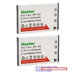 Kastar Replacement Battery For Casio Genuine NP-20 CNP20 & Oem BC-11L BC-31L. Fixed Price $15.99.