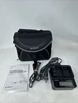 Sony AC-VQV10 Dual Battery Camcorder Charger For NP-FV100 Very Good W/ Case. Fixed Price $99.00.