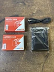 Powertrust NB-5L Lithium-ion Camera Battery Set 2 S006 With Charger & Cord. Fixed Price $15.95.