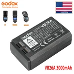 Godox VB26A/B 3000MAH Li-ion Battery Fr V1 V860III V850III AD100PRO Flash. Fixed Price $49.00.