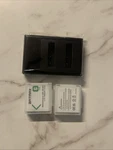 Batmax NP-BG1 2 Type Batteries With Dual Input Usb Led Charger. Fixed Price $12.00.