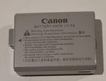 Canon LP-E5 Li-ion Battery 1080MAH 7.4V For Eos Digital Slr Camera. Fixed Price $6.00.