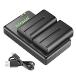 Neewer Replacement Batteries (2 Pieces Li-ion) Charger Kit For Sony NPF550. Fixed Price $35.83.