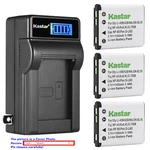 Kastar Battery Lcd Wall Charger For Casio NP-80 80L Exilim EX-ZS150 Camera. Fixed Price $12.99.