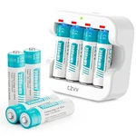 Czvv Rechargeable Aa Li-ion Batteries 3500MWH 1.5V Blink Camera Lot. Fixed Price $39.97.