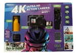 Vivitar 4K Ultra Hd Action Camera Kit, Dual Screen Wifi, Bonus Battery 64GB New. Fixed Price $24.00.