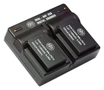 Bm Premium Battery (2-PACK) And Dual Charger For Canon LP-E12. Fixed Price $24.99.
