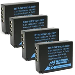 Wasabi Power Battery (4-PACK) For Fujifilm NP-W126, NP-W126S. Fixed Price $30.99.