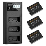 K&f Concept LP-E17 Battery 3-SLOT Lcd Charger For Canon Eos R100 R50 Rp R8 M3. Fixed Price $49.99.