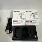 Batmax Professional Lithium-ion Rechargeable Battery With Usb Dual Charger. Fixed Price $25.95.