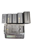 Sony Adaptor Charger AC-V700 Plus 4 Batteries. Works Perfect. Fixed Price $169.00.