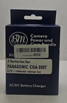 Bm Camera Power And Care Bundle 2 Batteries For Panasonic Cga - S007 Charger Kit. Fixed Price $18.99.