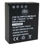Bm BL-H1 Battery For Olympus Om-d Iii, E-M1X, BCH-1, HLD-9 Cameras. Fixed Price $24.99.
