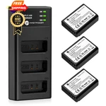 Firstpower LP-E10 Battery 3-PACK 1600MAH With Triple Slot Charger For Black. Fixed Price $50.98.