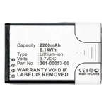 Garmin Alpha 200, 200I, 300, 300I Gps Battery 361-00053-00, 010-11599-00 2200MAH. Fixed Price $17.95.