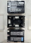Two Nikon EN-EL3A Batteries & Battery Holder MS-D70 (3-CR2) Pack. Fixed Price $7.00.
